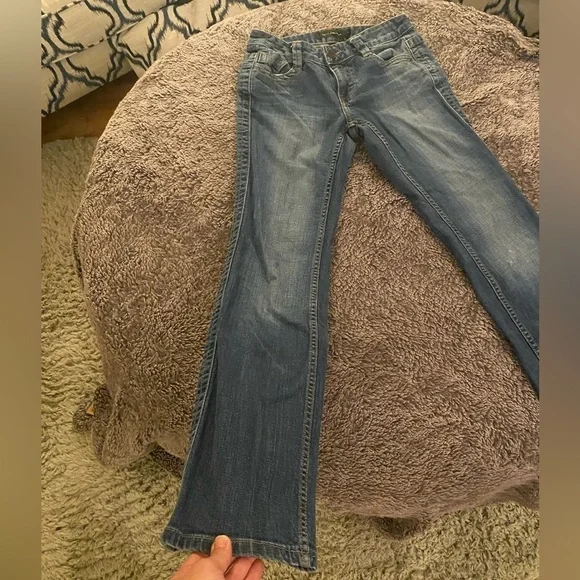 CALVIN KLEIN Women’s Vintage Lean Bootcut Jeans - Picture 16 of 16